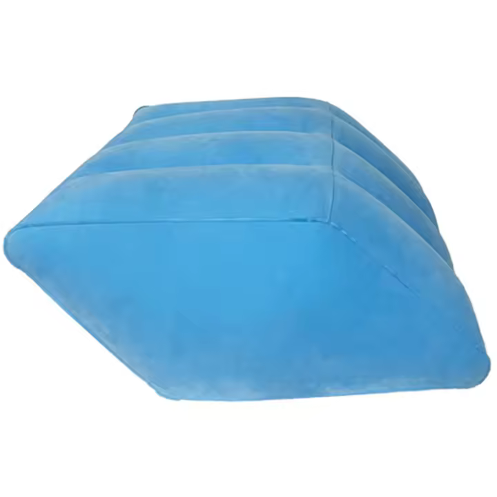 Almohada de pierna de terciopelo inflable Almohada de pierna de plástico Almohada de pierna inflable suave Almohada de rodilla - 1