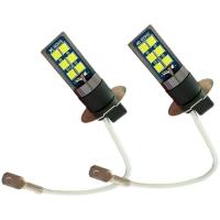 2pcs Bombilla LED H3 Super Brillante Para Luz De Foga De Coche Y Camión DC 12V-24V 6000K Lámpara De Día Para Auto - details 3
