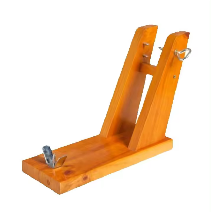 Soporte De Jamón Jamonero Scala Estante Para Cortar Jamón De Madera Con Almohadillas Antideslizantes, Tabla De Madera Estable Y Resistente - 1