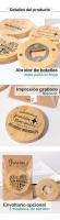 Pack de 9 a 36 unidades de abridores de madera para regalar, Abridores de madera con frases, Abridores originales, No se puede personalizar, Detalles para invitados de boda, Recuerdo boda invitados, Regalantes.com - details 2