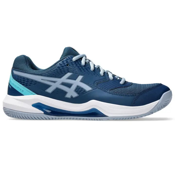 Zapatillas Asics Gel Dedicate 8 Padel Azul Mako Gris - 1