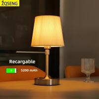 Lámpara De Mesa Recargable Sin Cable LED Para Luz Nocturna Toque Dimmable Sin Etapas Portátil Para Barra Restaurante Camping - details 0