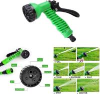 Boquillas Para Mangueras De Jardín,Pistolas De Agua Para El Lavado De Coches,Alta Presión Pistola Rociadora,Pistola Manguera Jardin,Para Regar El Jardín,Lavar El Coche,Verde - details 4
