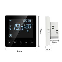 Termostato WiFi Tuya Control Remoto De Temperatura Para Calefacción Por Piso Eléctrico Compatible Con Google Home Alexa Smart Life App - details 7