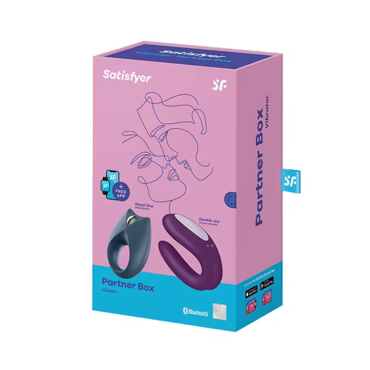 SATISFYER PARTNER BOX 2 PACK DE VIBRADORES 2 - 1
