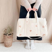 Bolsa De Diaper Grande Para Mamá Organizador De Camión Portátil Para Viajes Estilo Mensajero Con Cierre De Cremallera Material De Tela Adecuado Para Bebés De 0 a 6 Meses Hasta Los 7 Años - details 5