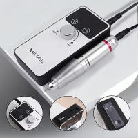 Nueva Máquina De Uñas Eléctrica Profesional 45000RPM Recargable Accesorios De Uñas Pulidora De Esmalte De Gel Bajo Ruido Color Blanco / Negro - details 1