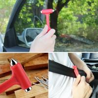 Martillo De Seguridad Para Coche Herramienta De Rescate Emergencia Portátil Corte De Cinturón De Seguridad Plástico Universal - details 5