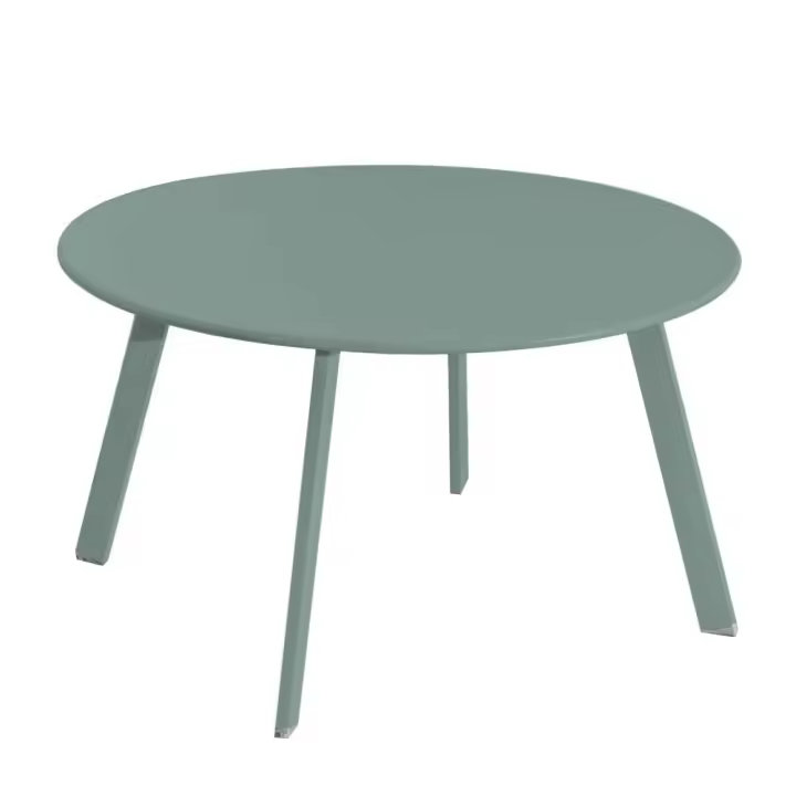 Mesa de jardín Marzia auxiliar nido mediana de acero de Ø 70x40 cm Lola Home - 1