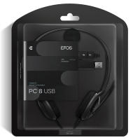 EPOS Sennheiser PC 8 USB Auriculares de Diadema con Micrófono, Cancelación de Ruido, Sonido Estéreo, Color Negro - details 1
