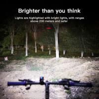 Luz Inteligente Para Bicicleta Heinast LED USB 3000mAh Impermeable MTB Farol Delantero Ciclismo Luz De Bicicleta Accesorios - details 4