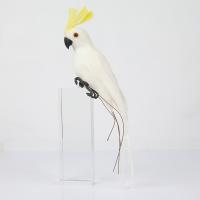 Decoración Creativa Y Artesanal De Papagayo Animal Para Jardín Miniatura Pajaro De Tela Con Plumas Para Adorno Del Césped Tamaño 25/35cm - details 21
