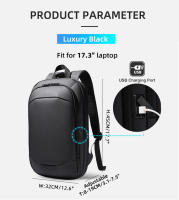 Mochila Heroic Knight Para Hombre 17 Pulgadas Negra Impermeable Con USB Y Compartimento Para Laptop Compatible Con 17.3 Pulgadas Bolsa De Viaje Expansible De Negocios Con Almacenamiento Organizado Y Protección - details 9