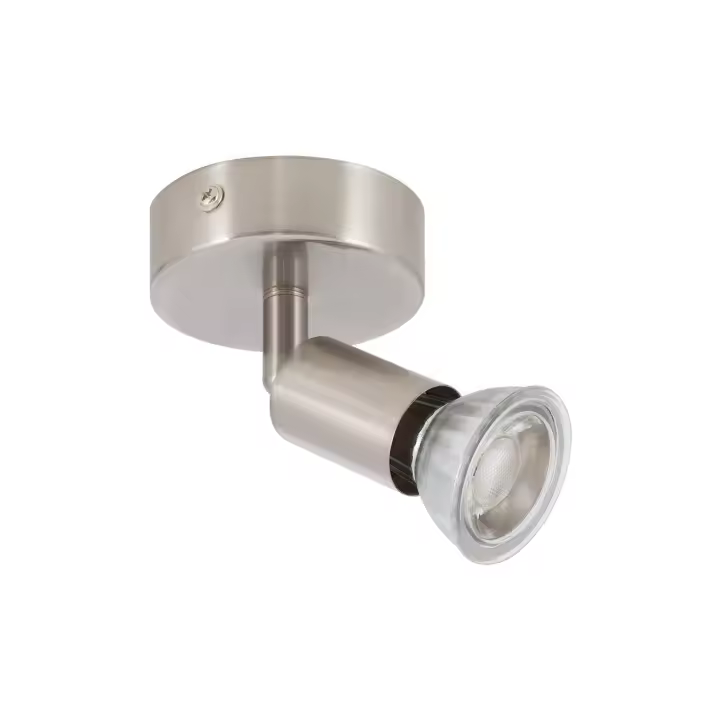 Ledkia Aplique Orientable Aluminio Oasis 1 Foco Plata Plateado - 1