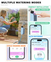 Temporizador De Riego De Jardín Inteligente Tuya WIFI Válvula De Riego Automática Compatible Con Alexa Y Google Home Sistema De Riego Al Aire Libre - details 10