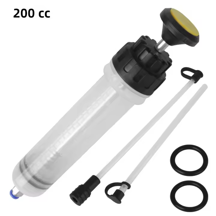Pompa De Cambios De Aceite Para Coche 200cc Extractor De Fluído De Freno Universal Para Motocicletas Y Camiones Herramientas De Reparación Automotriz - 1