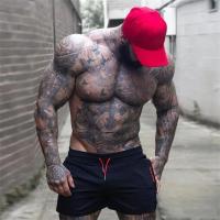 Nuevos Shorts De Entrenamiento Deportivos Trendy Con Tres Puntos Secado Rápido Para Hombres Pantalones Elásticos Para Correr Y Field Fitness Shorts De Playa - details 1