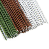 40pcs Ramas De Flores Florales Con Alambre De Papel De 20 Ga Para Arreglos Florales DIY Material PVC Decoración De Hogar - details 5