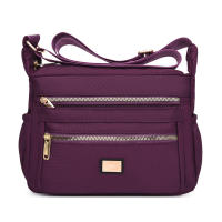Bolso Cruzado De Mujer En Tela Oxford Simple Bolso De Hombro Multicapa Impermeable Monedero Lady Bolsa De Mano Estilo Fashion - details 16