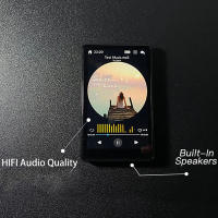 Reproductor MP4 UI De 4 Pulgadas Con Pantalla Táctil Bluetooth 5.0 16GB Altavoz 1080P Video Ebook Multi-lenguaje Portátil - details 4