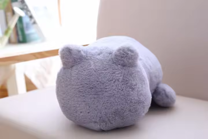Nuevos Juguetes De Peluche Gato Huggable Muñecos Sombras Lindos Regalo Para Niños Decoración Suave De 3 Colores Animal De Peluche Para El Hogar - 1