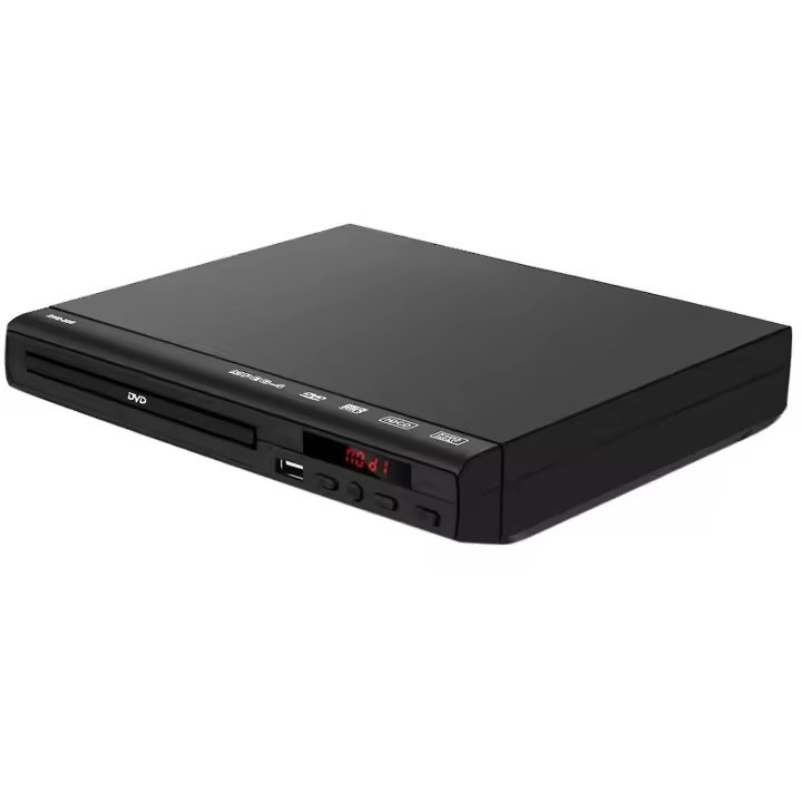 Dvd Player For Tv, All Region Free Dvd Cd Discs Player Av Output Built-in Pal/ Ntsc, Usb Input, Rem - 1