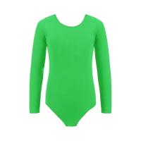 Maillot Ballet Niña de Manga Larga y Cuello Redondo, Maillot Danza Niña para Bailarina Gimnasia - details 9