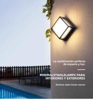 Lámpara De Pared Exterior LED Impermeable IP66 Con Sensor De Movimiento Iluminación Moderna Para Porche Balcón Jardín - details 0