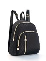 Mochila Clásica De Patrón Cuadrado Estilo Fashion Para Mujer Cierre De Cremallera Material Principal Poliéster Tamaño 28x23x10 - details 0