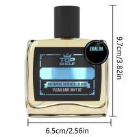 Para hombres | Atracción y confianza | Spray de larga duración para hombres | Perfume de Feromonas | USA | 100 ml Ambientador líquido (negro, talla única) - details 3