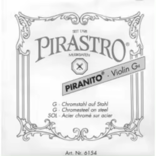 CUERDA VIOLIN-Pirastro (Piranito 615440) (Acero/Cromo) 4ª Medium Violin 3/4 y 1/2 - 1
