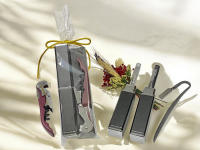 Lote de 10/15 Sacacorchos Abrecartas Marca-páginas y Bolígrafo de Antonio Miró en Bolsa de Regalo - Regalos para Invitados de Boda, Comuniones, Bautizos, Aniversarios - details 2