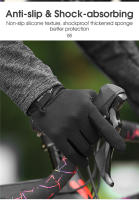 Guantes De Ciclismo Con Dedos WEST BIKING Antideslizantes Absorción De Choque Pantalla Táctil Transpirables Para Bicicleta Equipamiento De Ciclismo - details 6