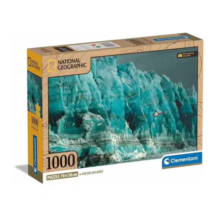 PUZZLE GLACIAR NATIONAL GEOGRAFIC 1000 PIEZAS DE CLEMENTONI - 1