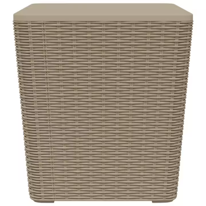 Mesa de Jardín con Tapa extraible de polipropileno Marron Claro - 1