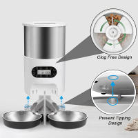 Dispensador Automático De Alimentos Para Mascotas Inteligente Con APP Timer Dual Acero Inoxidable Alimentación Remota Adecuado Para Gatos Y Perros - details 4