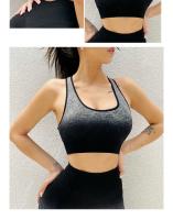 Sudadera Deportiva De Mujer Alta Estiramiento Cogido Transpirable Para Gimnasio Running Yoga Con Forro Sin Costuras Crop Top Vestidos De Deporte Gradiente V - details 13