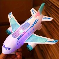 Juguete De Avión Para Niños Con Luces Y Sonidos Modelo De Avión Adecuado Para Colección Y Regalos De Navidad Y Cumpleaños - details 2