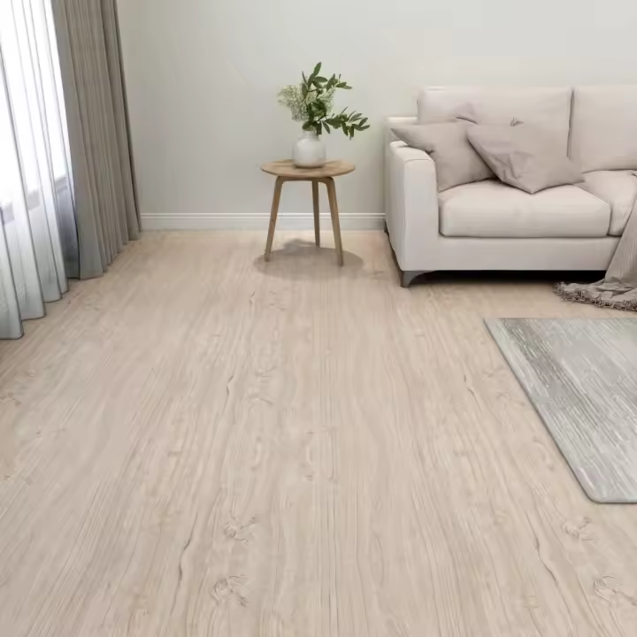 vidaXL Tarimas de suelo autoadhesivas 20 uds PVC marrón claro 1,86 m² - 1
