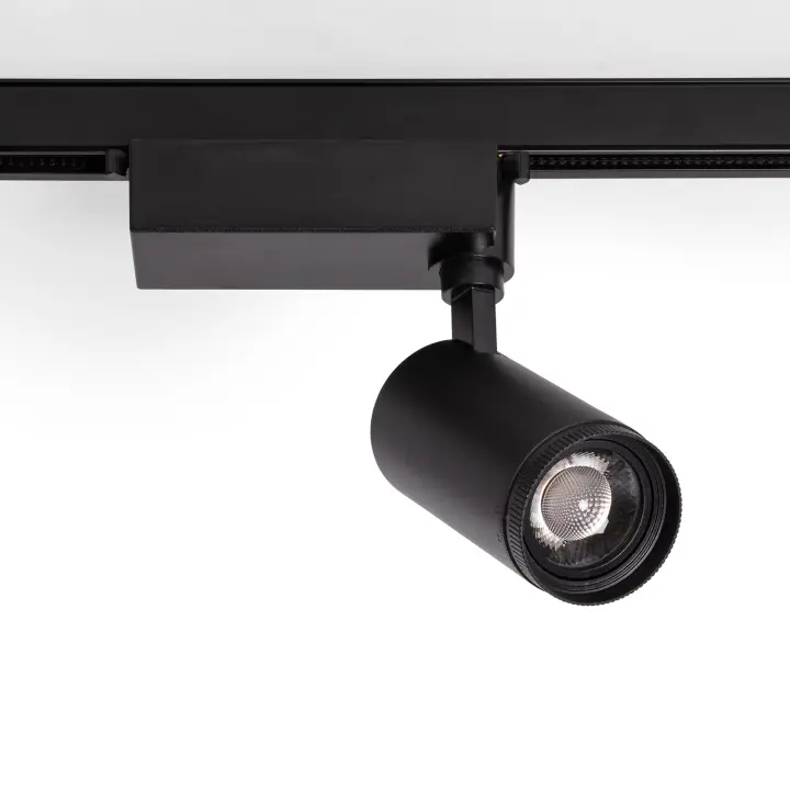 Ledkia Foco Carril LED Monofásico 20W CCT West Multiángulo 15-60º Negro (4000K - 5000K - 6000K) Seleccionable - 1