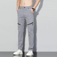 Pantalones Deportivos Casuales Para Hombre Verano 2023 Pantalones Rectos Delgados Cómodos Secado Rápido Adecuados Para Negocios Y Exterior - details 15