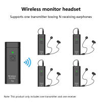Sistema De Monitoreo De Auriculares Inalámbricos Profesionales IEM Transmisor Receptor Estéreo Con Devolución En Tiempo Real Para Cantante Banda Escenario - details 11