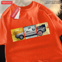 Camiseta De Algodón Para Hombre Back to the Future T-shirt De Verano Estilizada Y Cómoda Con Diseño De Coche De La Película Manga Corta Estilo Hip Hop Oversized Para Parejas - details 12