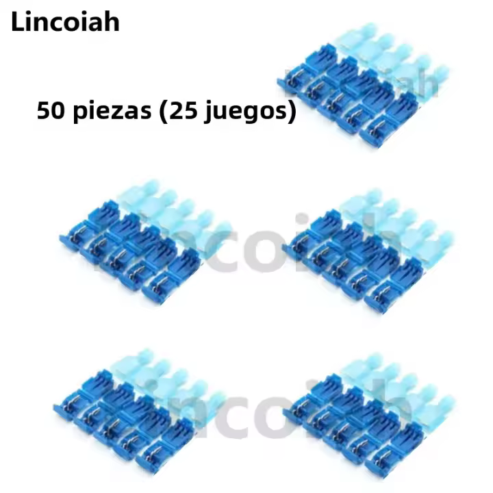 50Pcs (25set) Conectores De Cable Eléctricos Rápidos Terminales De Cableaje De Cierre De Tapa Impermeables Para Electricidad - 1