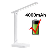 Lámpara De Mesa Recargable USB LED Táctil Protección Ocular 3 Niveles De Iluminación Luz Nocturna Para Lectura Moderno ABS - details 5