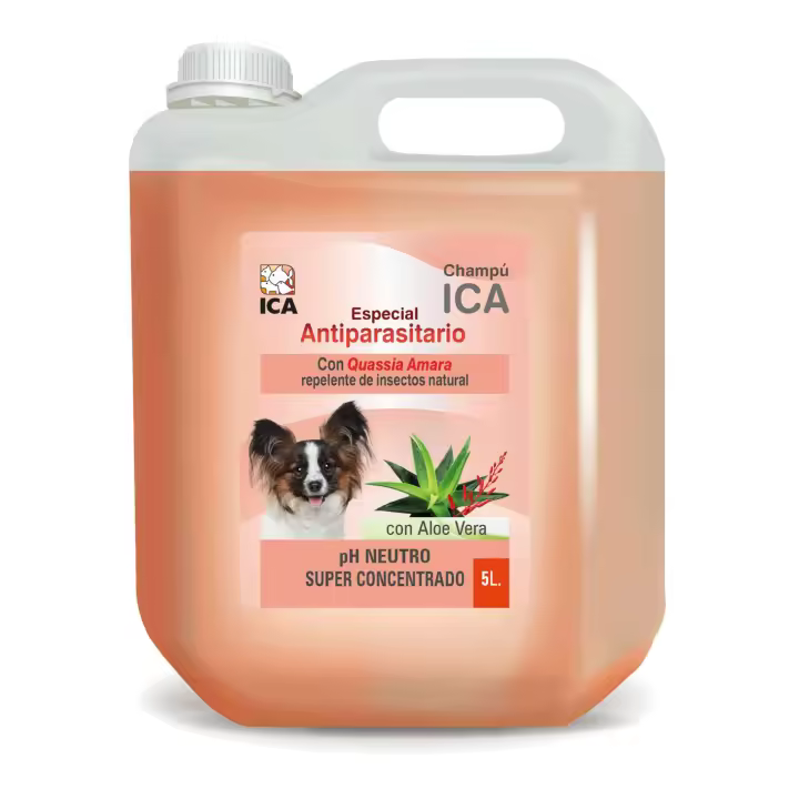Champú antiparásitos con Aloe Vera para perros 5000 ml - 1