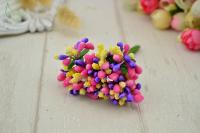 12 Pcs Flores Artificiales De Estambul Para Decoración De Boda DIY Adorno De Coronel Hilo Y Regalo De Caja De Flores Falsas Para Scrapbooking - details 16