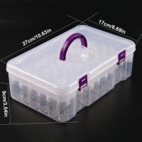 Caja De Almacenamiento Para Pintura De Diamantes 5D Accesorios Contenedor Para Bolas Y Herramientas De Mosaico Plástico - details 1