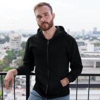 Pack de 2 Full-Zip Hoodie Sudadera con Capucha y Cremallera para Hombre - Alta Calidad - Color Blanco y Negro - Marca SO Wear Siempre Original - details 0