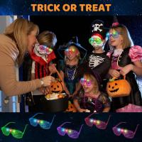 Gafas LED Brillantes En La Oscuridad Lote De 10-50 Piezas 6 Colores Glow Para Fiesta Colores Neón Para Niños Y Adultos Suministros De Fiesta - details 3